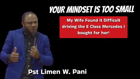 YOUR MINDSET IS TO SMALL