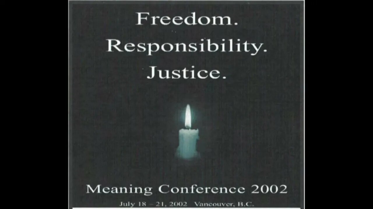 Meaning in Psychiatry: Created or Discovered? | Dr. Dinu Gangure | PS1 Meaning Conference 2002