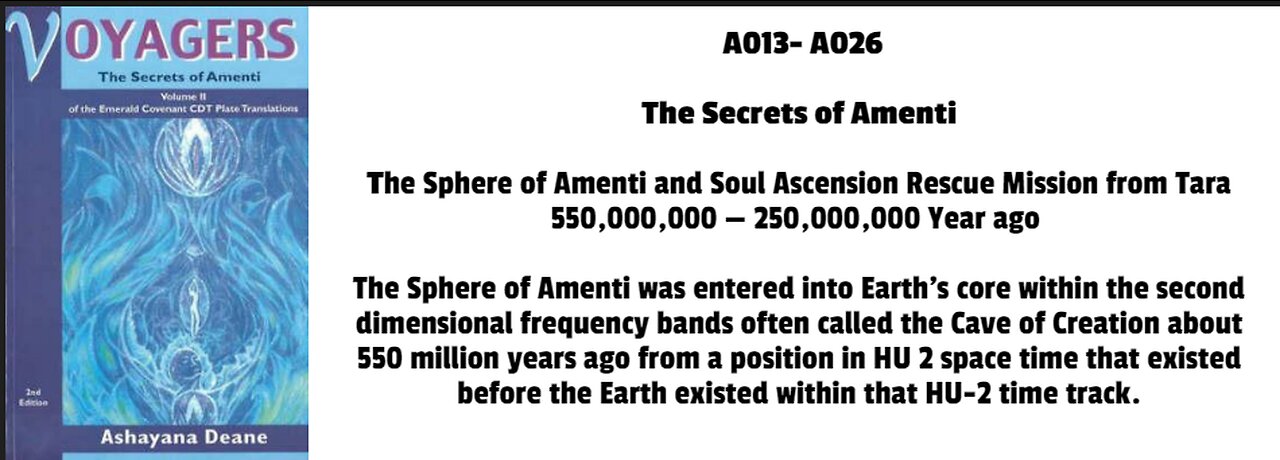 The Sphere of Amenti was entered into Earth's core within the second dimensional frequency bands oft