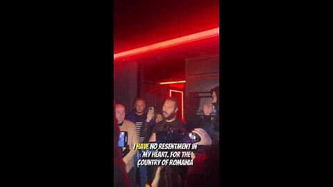 Andrew Tate First Words After Getting Released