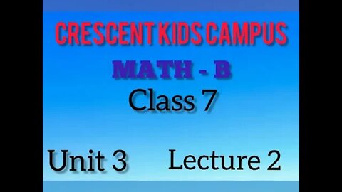 Maths Class 7th V 11