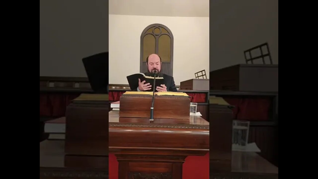 Lord's Day Morning Worship from Bethany ARP Church, September 5, 2021
