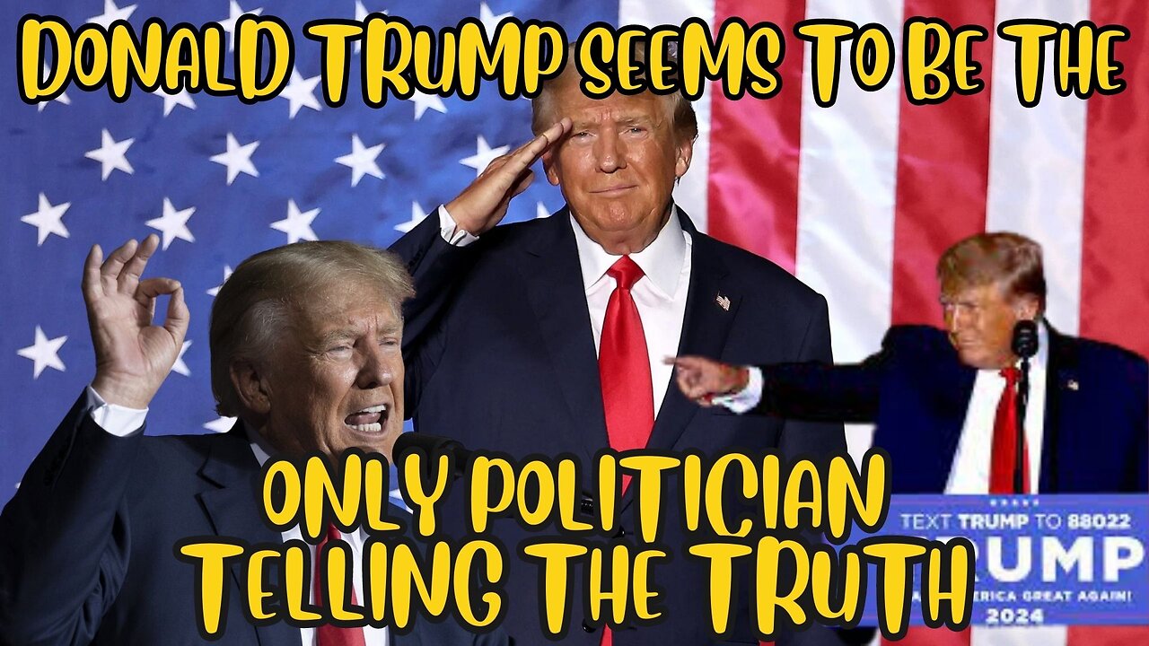 TRUMP SAYS...IM YOUR SAVIOR