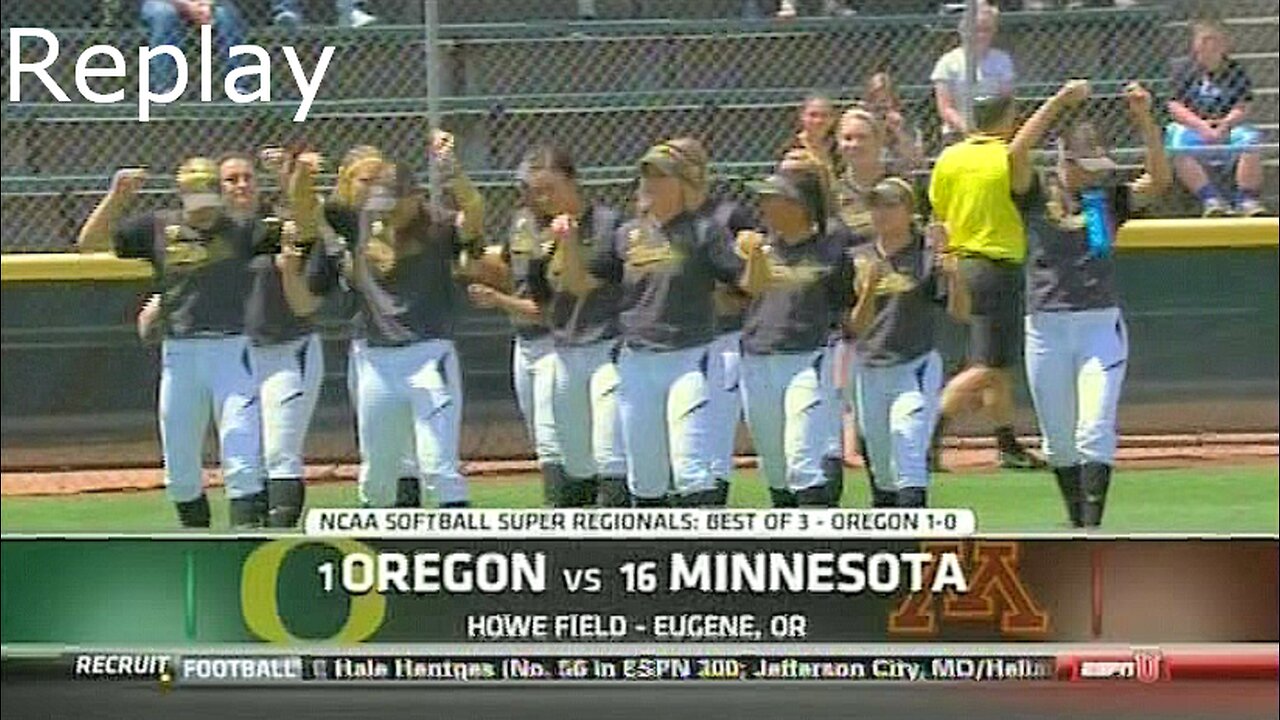 2014 Softball - Eugene (OR) Super Regional - Game 2 (Replay)