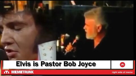 Elvis is Pastor Bob Joyce