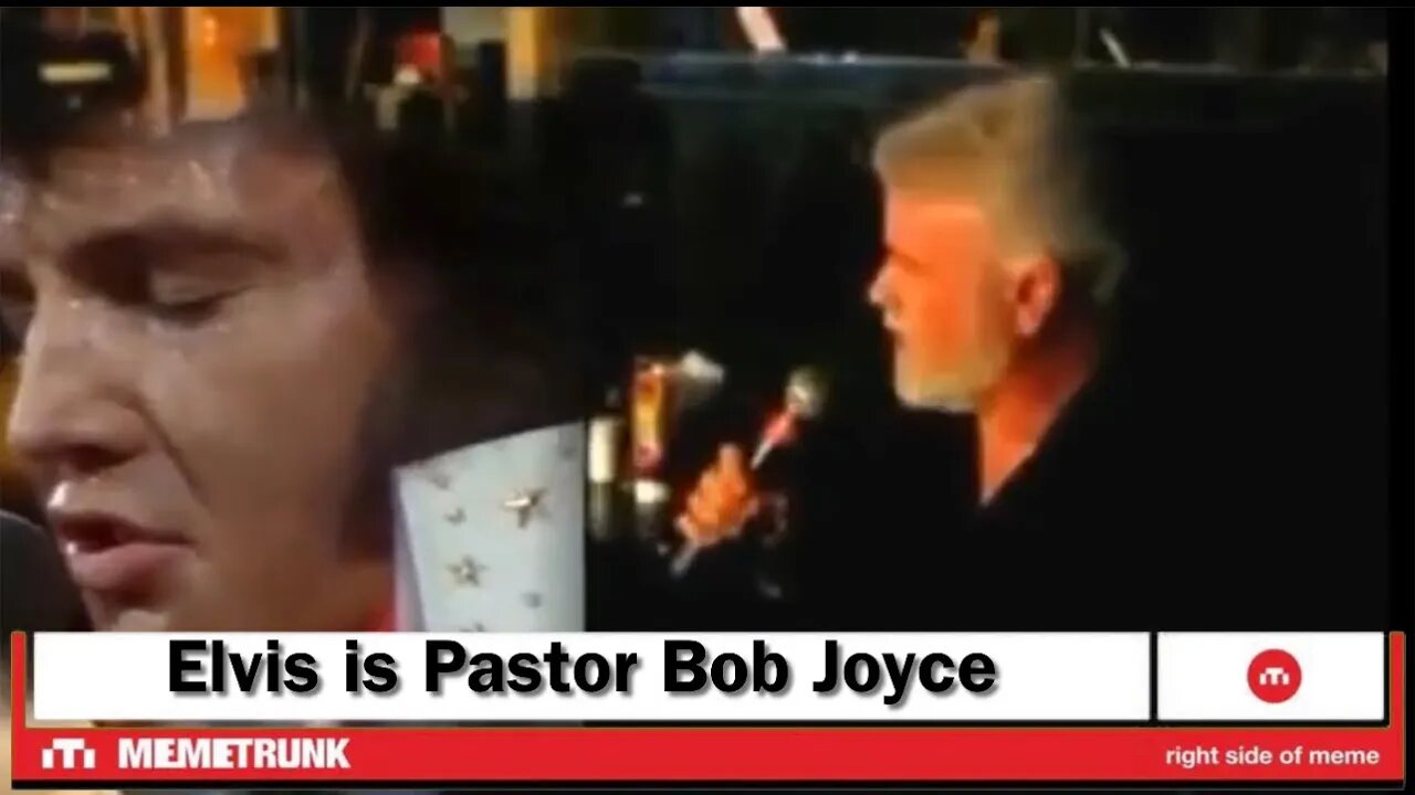 Elvis is Pastor Bob Joyce