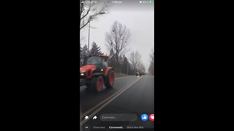 Farmers in Poland 🇵🇱🚜 protesting 09/02/2024