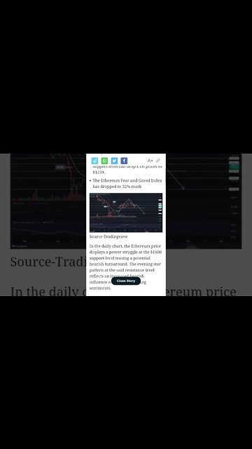 ETH INCOMING CRASH ? #ethereum #ethnews #ethereumcrash #ethmerge #cryptotechnicalanalysis #btcnews