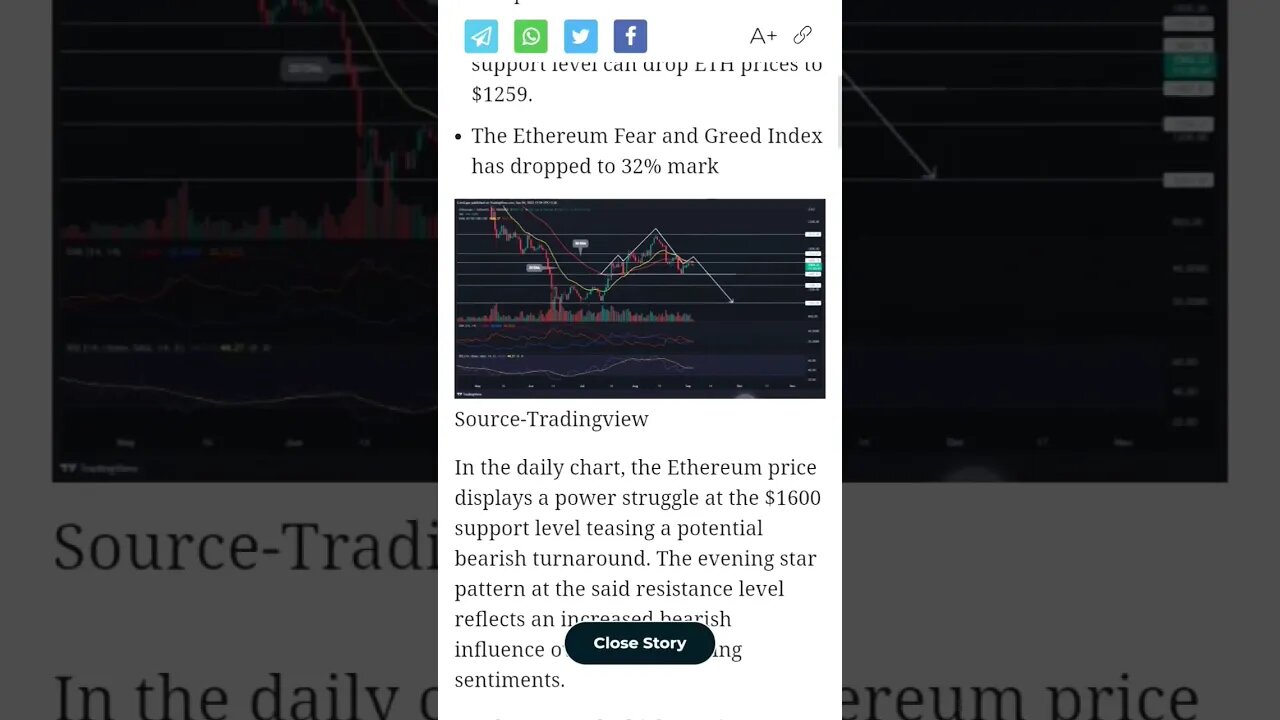 ETH INCOMING CRASH ? #ethereum #ethnews #ethereumcrash #ethmerge #cryptotechnicalanalysis #btcnews