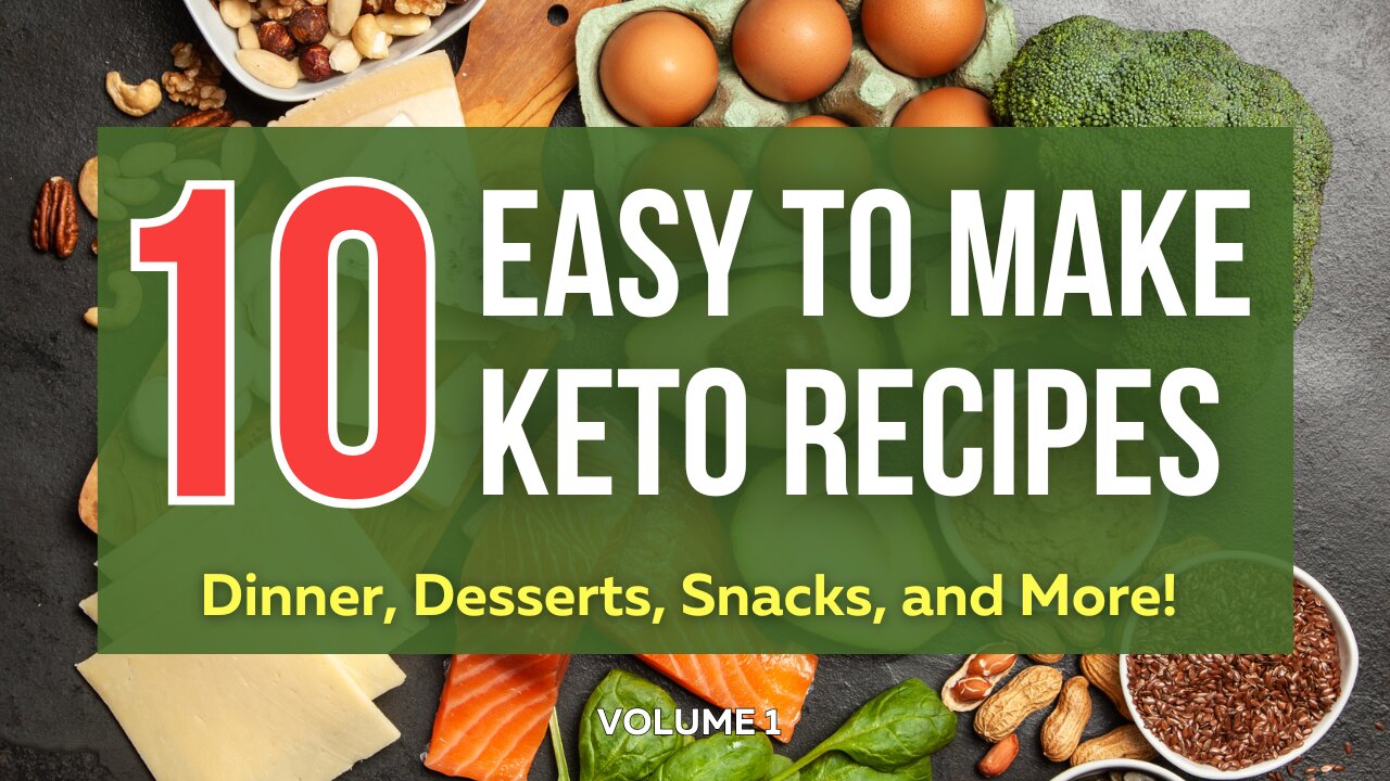 Delicious Keto Recipes: 10 Mouthwatering Dishes for Every Craving! V1