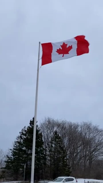 Windy day as storm approaches