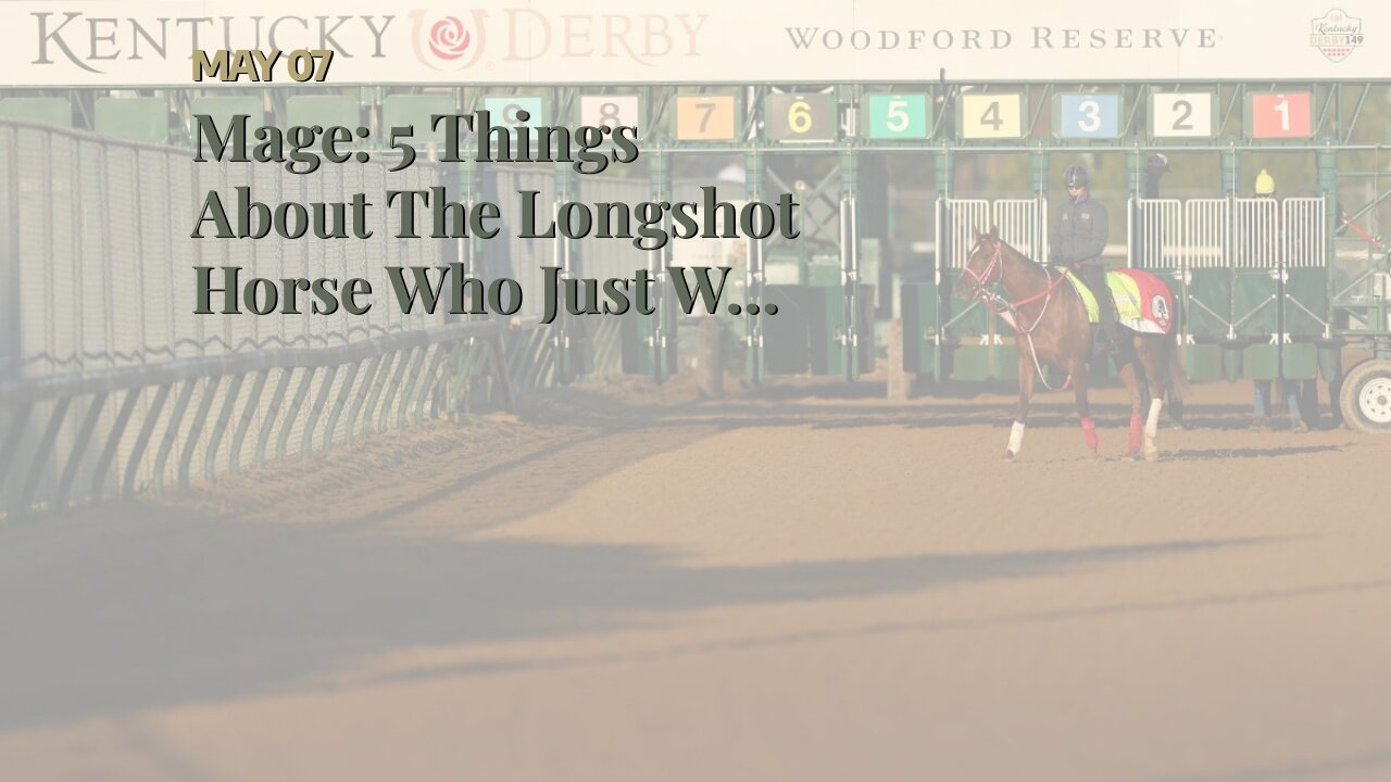 Mage: 5 Things About The Longshot Horse Who Just Won The 2023 Kentucky