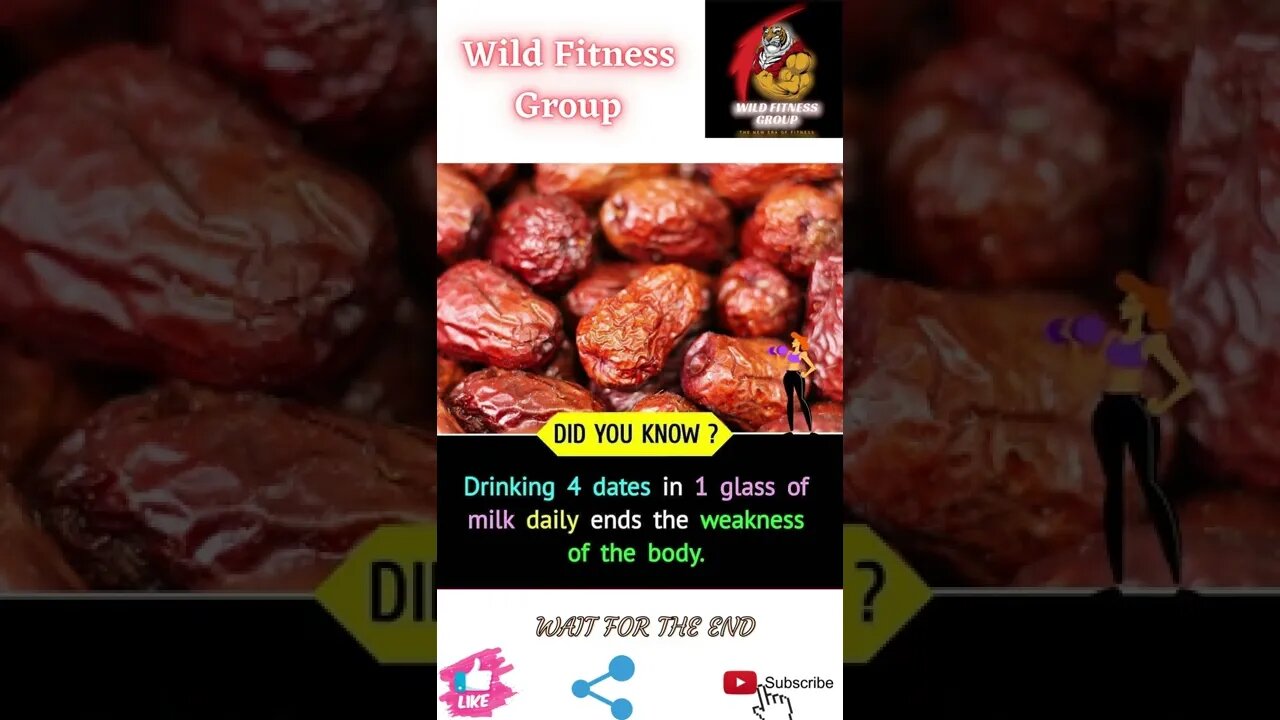 🔥Drinking 4 dates in a glass of milk🔥#shorts🔥#wildfitnessgroup🔥27 May 2022🔥