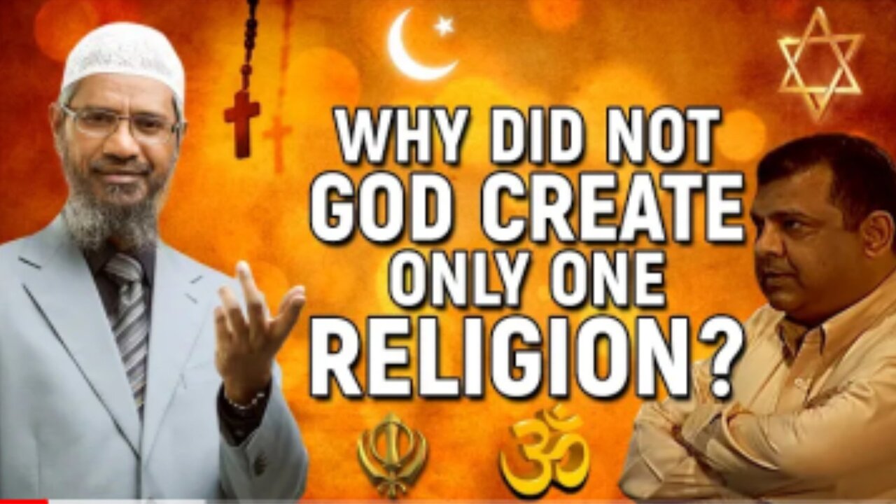 Why did not God create one religion?|Dr Zakir Naik