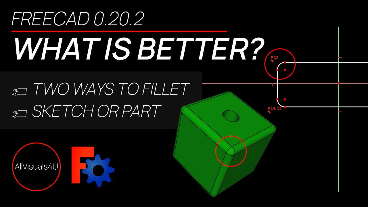 📌 What You Should Know About Fillets - How To Use FreeCAD - FreeCAD Fillet