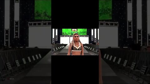 WWE 2k22 Tay Conti Entrance #shorts