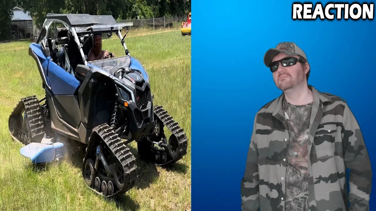 Every Redneck’s Dream Lawnmower! (225 HP Can-Am Mower) REACTION!!! (BBT)