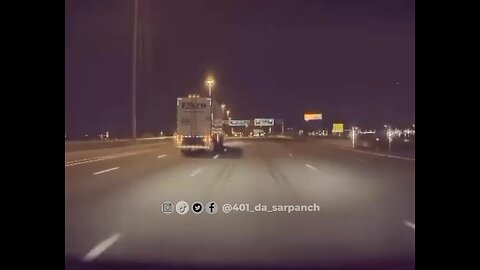 Dangerous truck driver