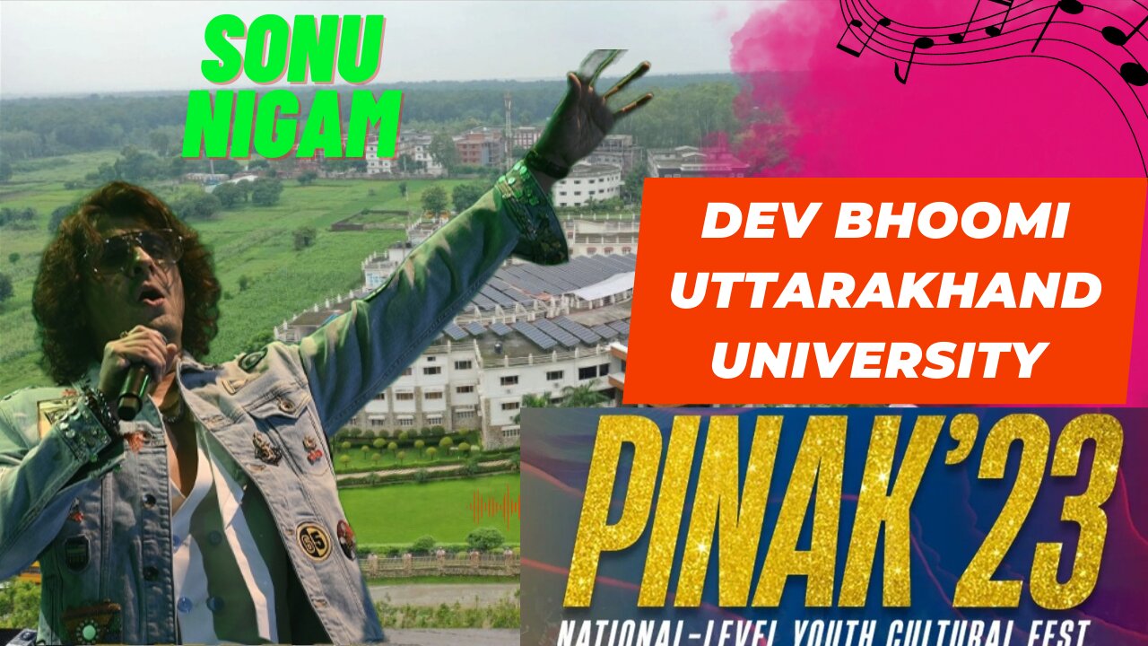 Sonu Nigam Epic Performance on Sandese aate hai || Dev bhoomi uttarakhand university