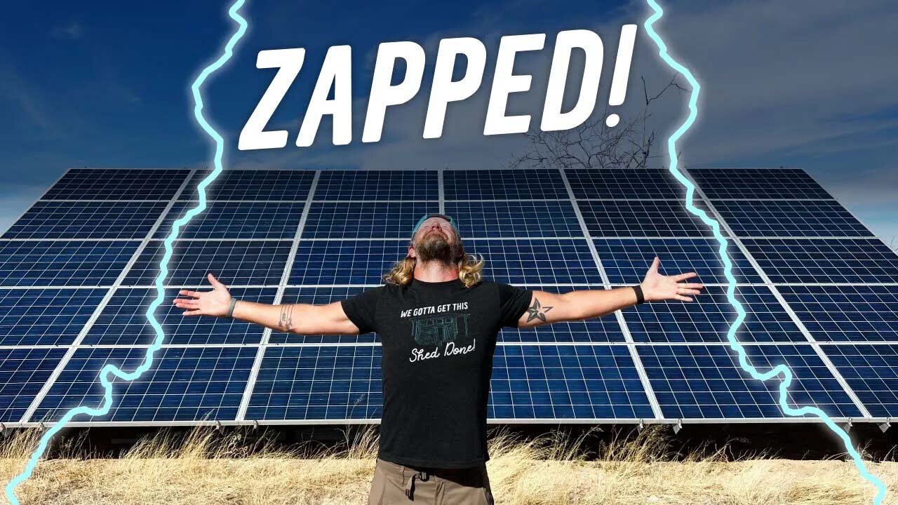 This Cost Us THOUSANDS Lightning Destroys DIY Off Grid Solar System