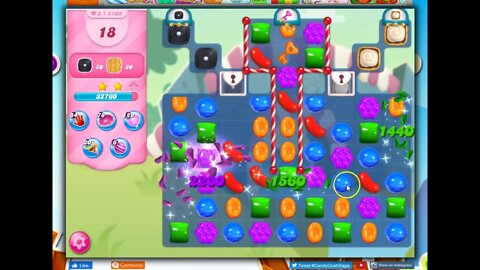 Candy Crush Level 4109 Talkthrough, 31 Moves 0 Boosters