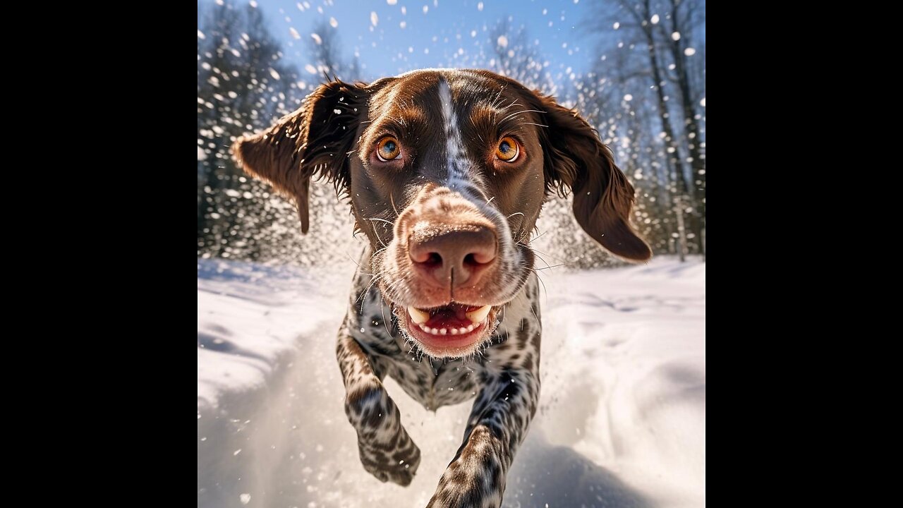 GERMAN SHORTHAIR POINTER DOG DOGGY CHRISTMAS