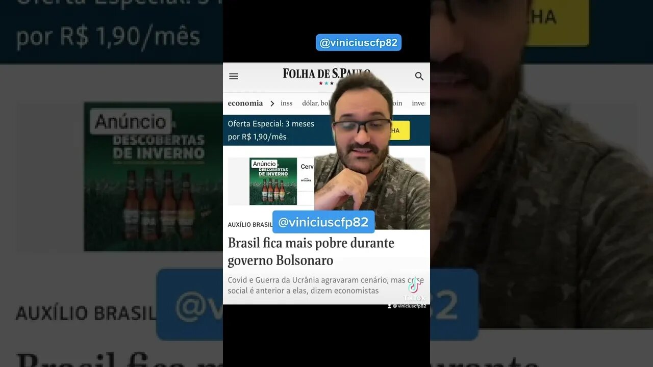 MÉTODO? Reportagem mente na manchete, onde 70% dos brasileiros se limitam a ler.