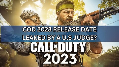 COD 2023 Release Date Leaked? + RetroYuukiYT Twitter