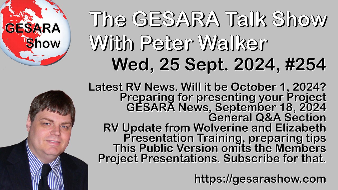 2024-09-25 GESARA Talk Show 254 Public Version