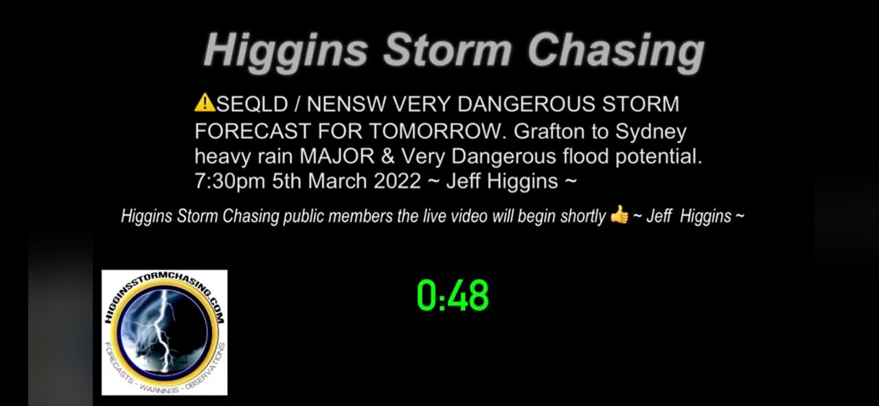 Higgins storm Chasing 5 March 2023 sever weather warning for Sun 6 March 2022