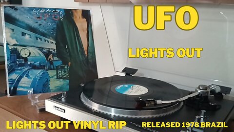 Lights Out - UFO - Lights Out - 1977 - Released Brazil - Vinyl Rip