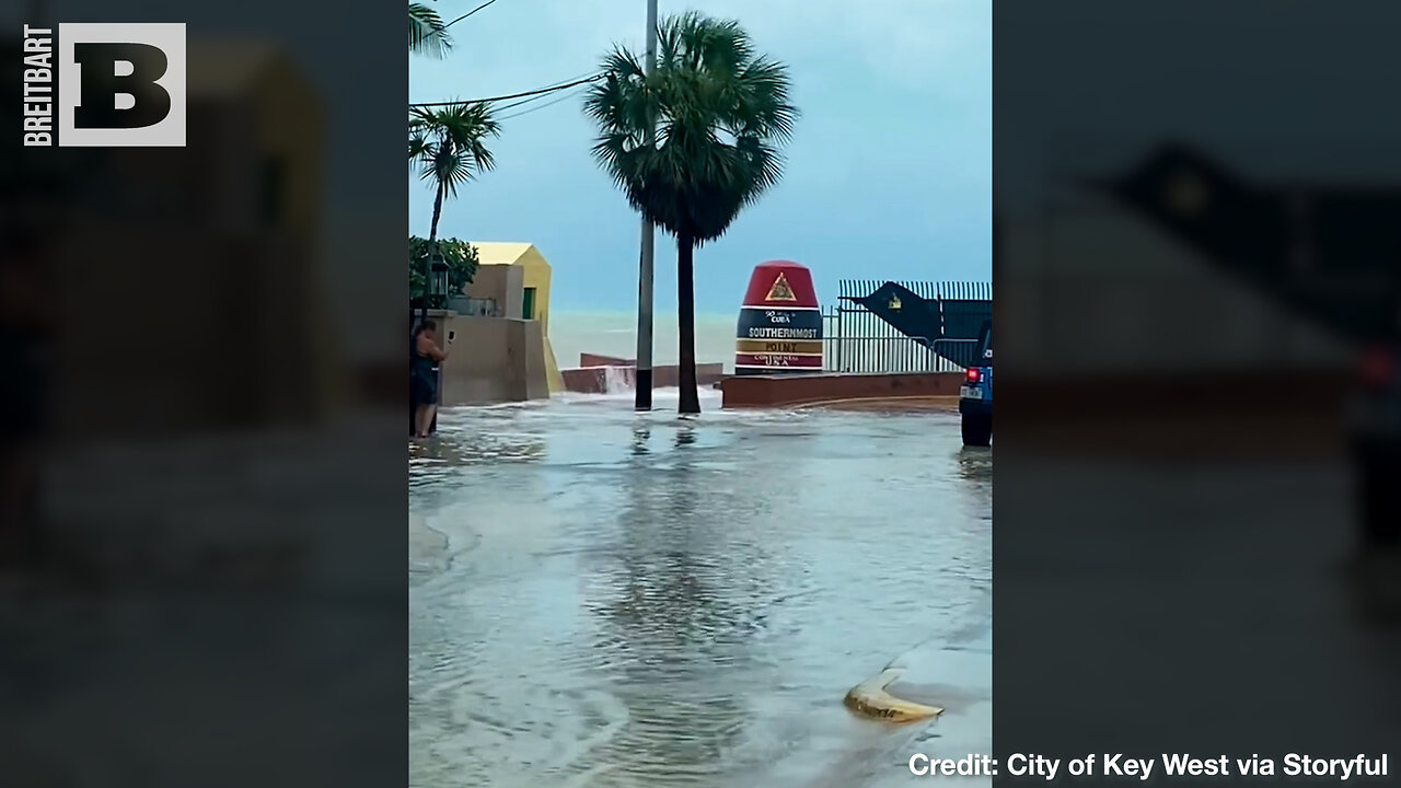 BATTEN DOWN THE HATCHES! Hurricane Idalia's Outer Bands Bring Flooding to Key West