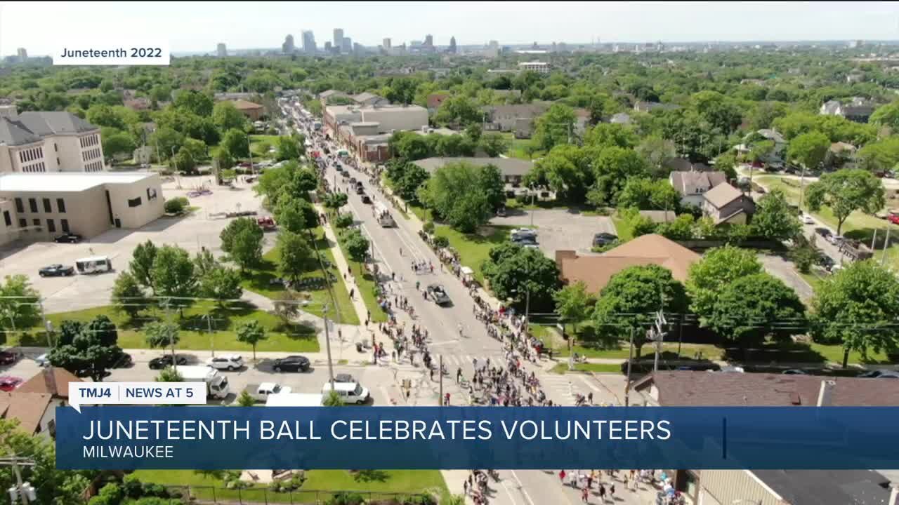 Juneteenth Ball celebrates volunteers in Milwaukee