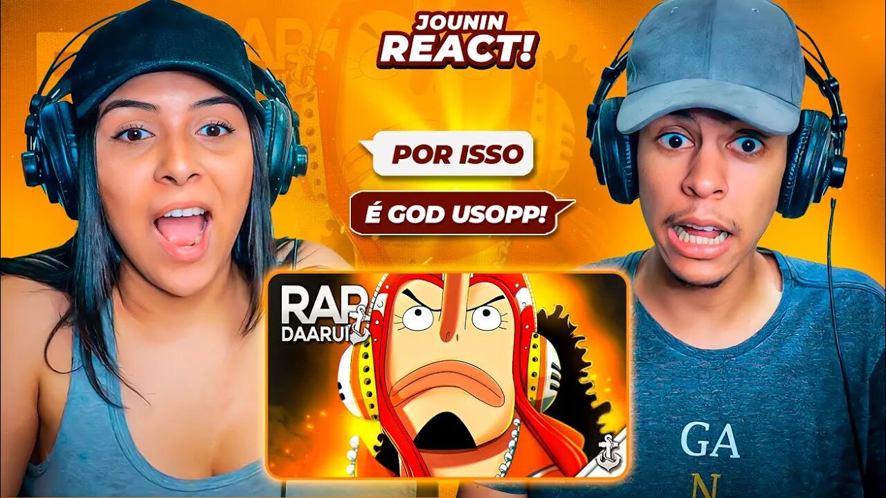 Rap do Usopp (One Piece) | Um Bravo Guerreiro do Mar | Daarui | [React Rap Nerd] 🔥