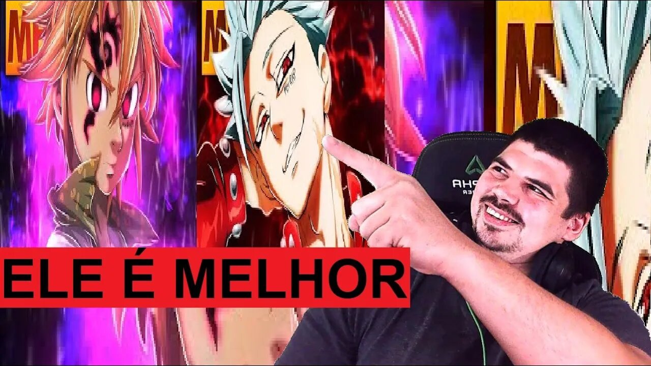 REACT 2 EM 1 VIBE MELIODAS E BAN DO MHRAP - MELHOR DO MUNDO
