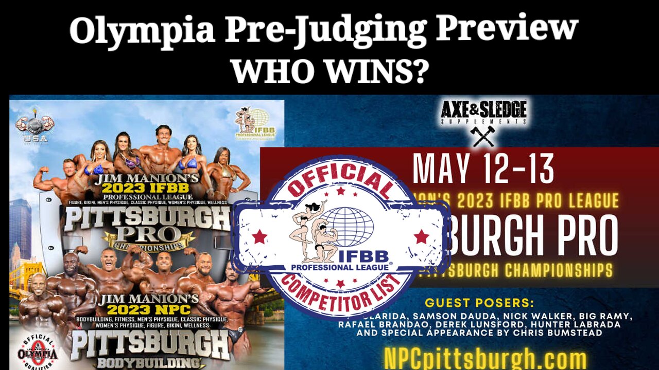 2023 PITTSBURGH PRO GUEST POSING|DEREK VS NICK VS RAMY VS SAMSON VS HUNTER, WHO WINS?