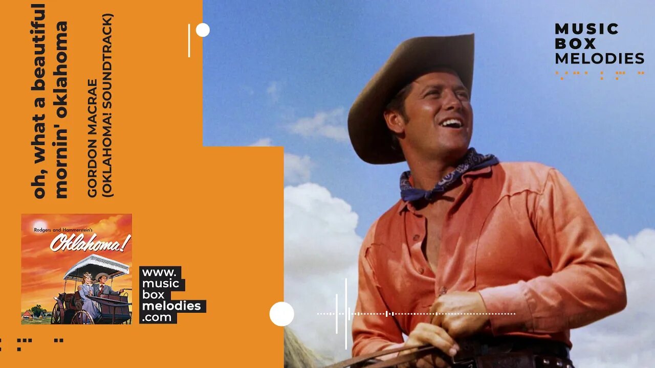 [Music box melodies] - Oh, What A Beautiful Mornin' Oklahoma by Gordon MacRae (Oklahoma! Soundtrack)