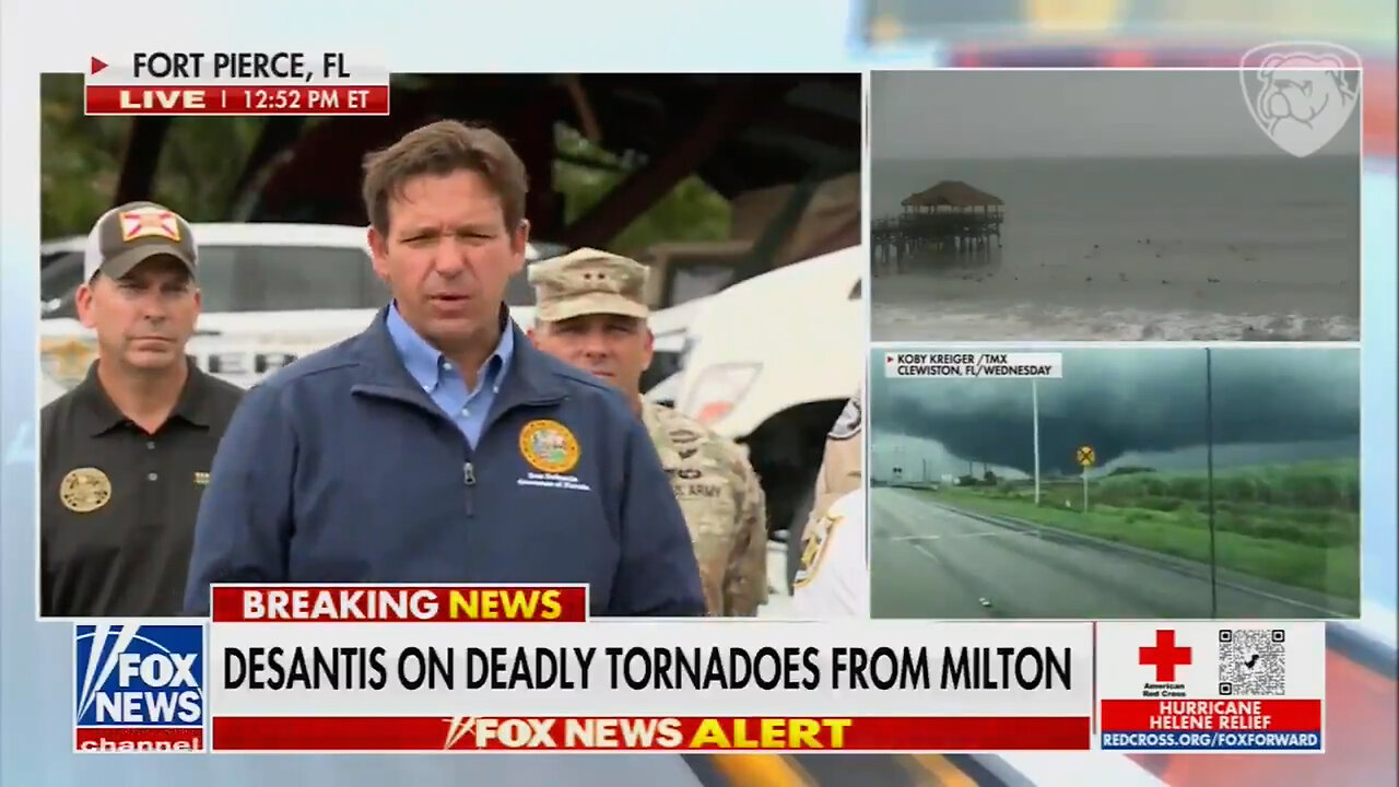 WATCH FLA. GOV. DESANTIS HUMILIATE reporter who tries to blame recent hurricanes on climate change