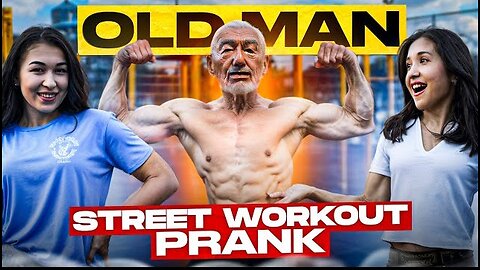 Old Man Street Workout! PRANK | PSN Experiment