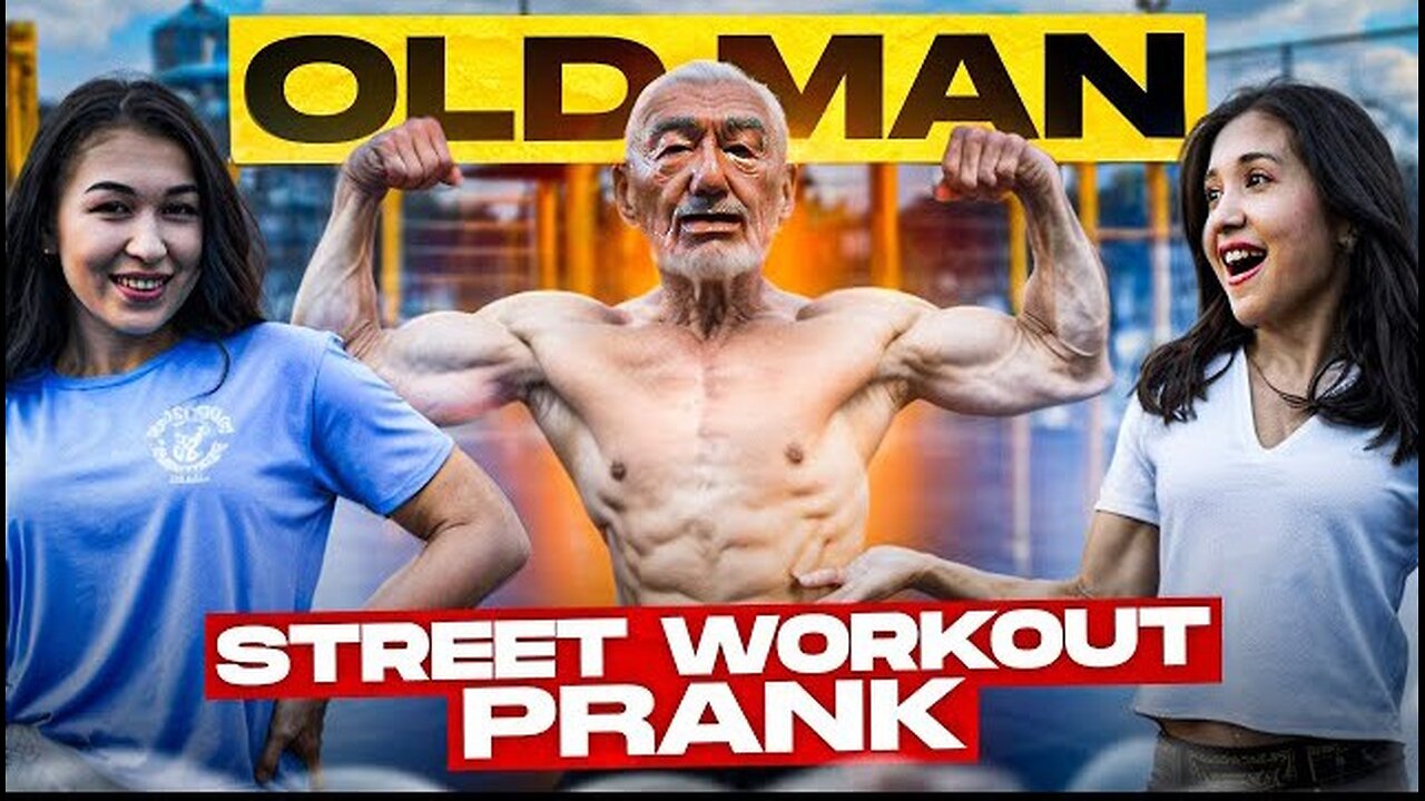 Old Man Street Workout! PRANK | PSN Experiment