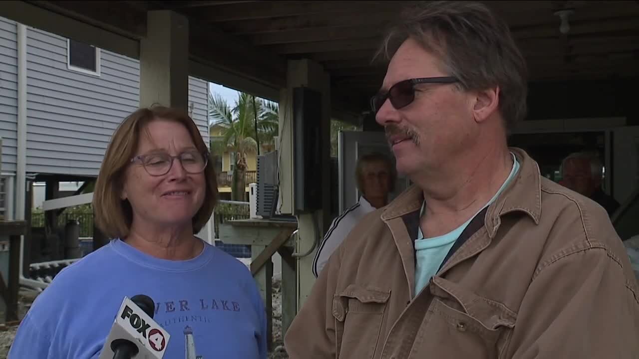 Fort Myers Beach residents picking up what they can after Ian