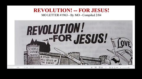 ML - REVOLUTION FOR JESUS!