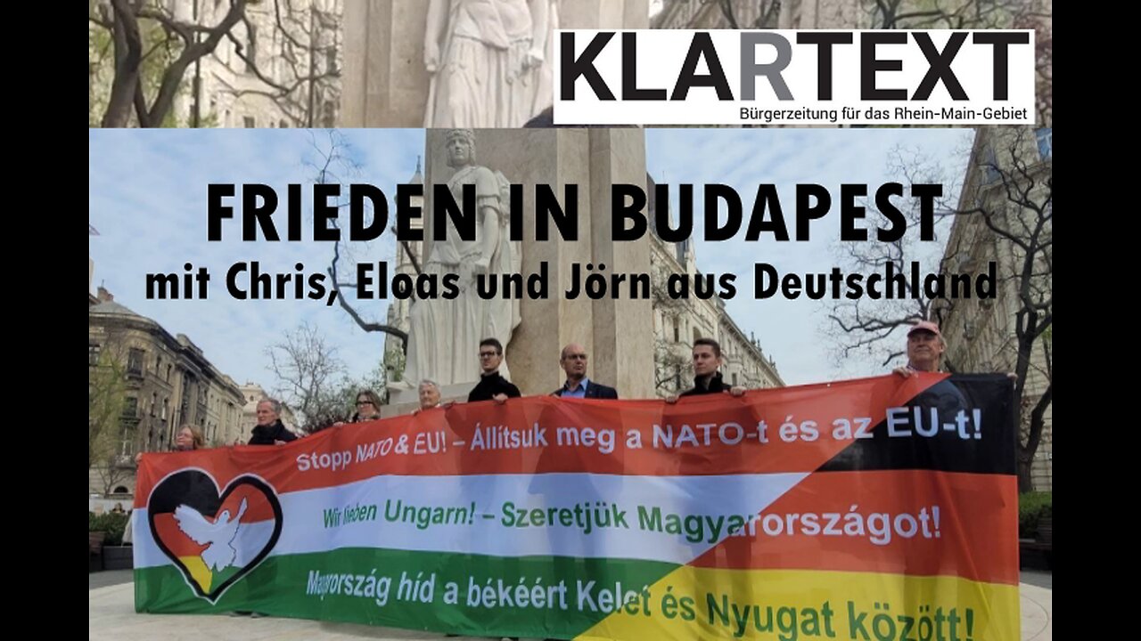 FRIEDEN IN BUDAPEST - mit Chris, Eloas und Jörn aus Deutschland