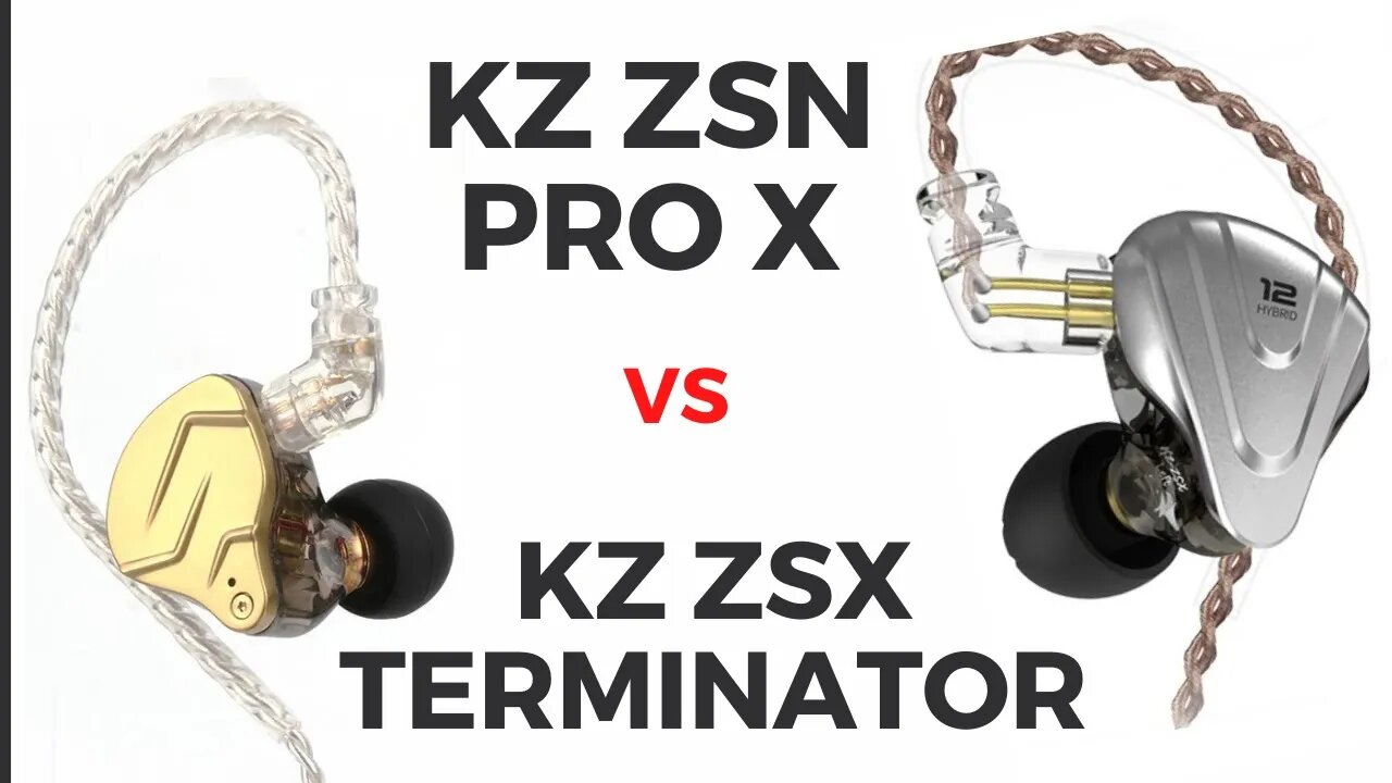 KZ ZSN PRO X vs KZ ZSX Terminator - Batalha de frequências #03