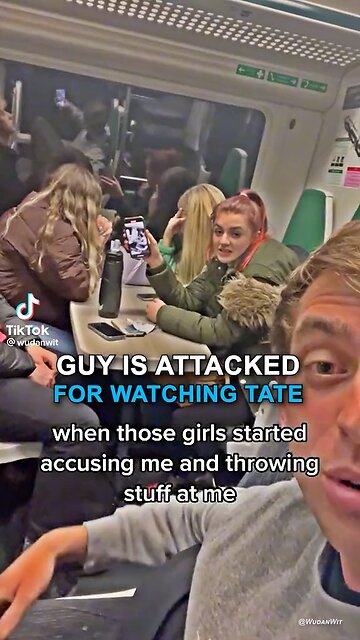 Man bullied on train for watching Andrew tate