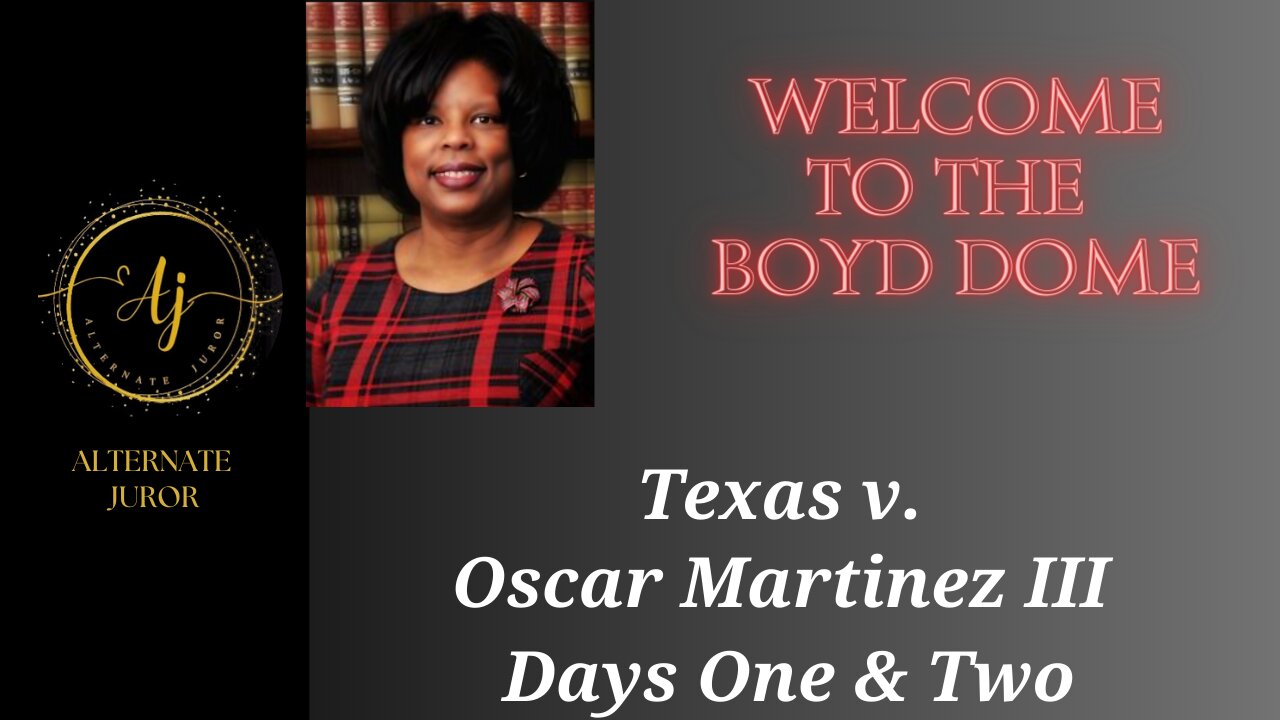 Oscar Martinez III Trial Days One & Two