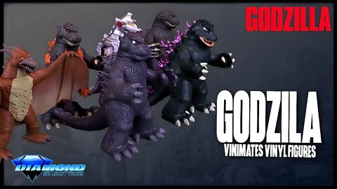 Diamond Select Godzilla Vinimates Vinyl Figures @The Review Spot