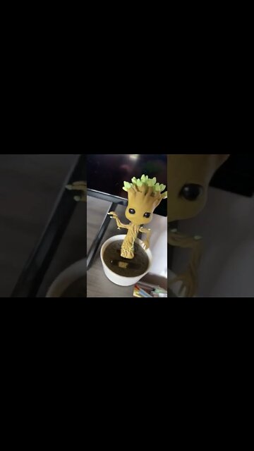 Baby Groot light activated dancing