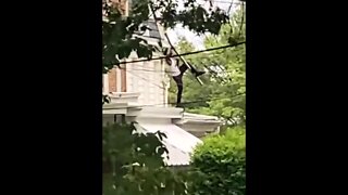 D.C. walks power lines to avoid police