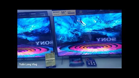 SIÊU GIẢM GIÁ ANDROID TIVI SONY 55 INCH 4K 2020 GIẢM 2 3 TRIỆU LIỀN #TUẤNLONGVLOG